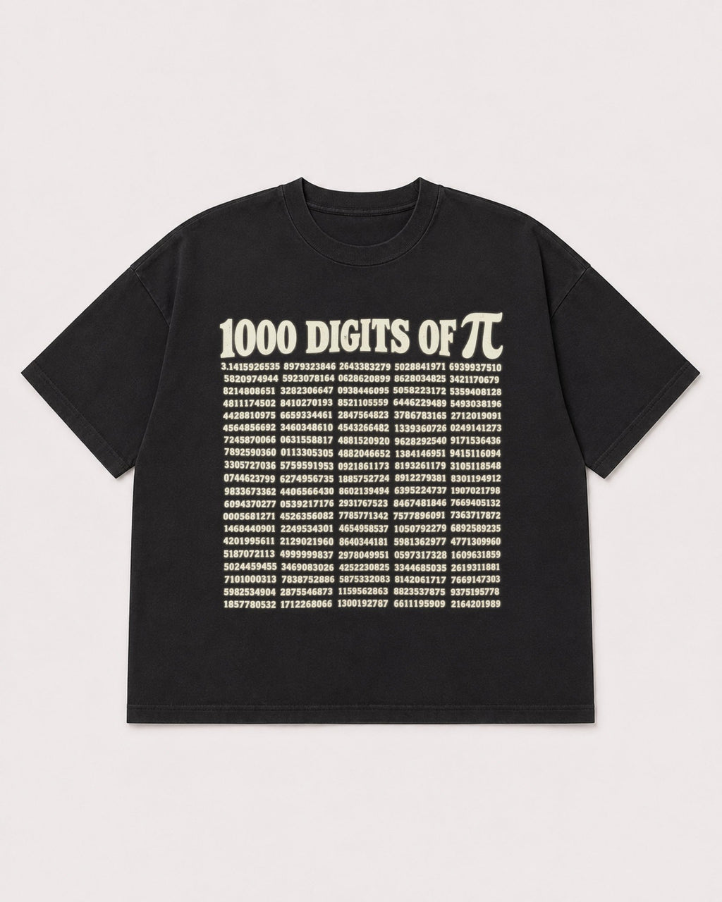 Mockup Boxy Heavyweight Tee Black product