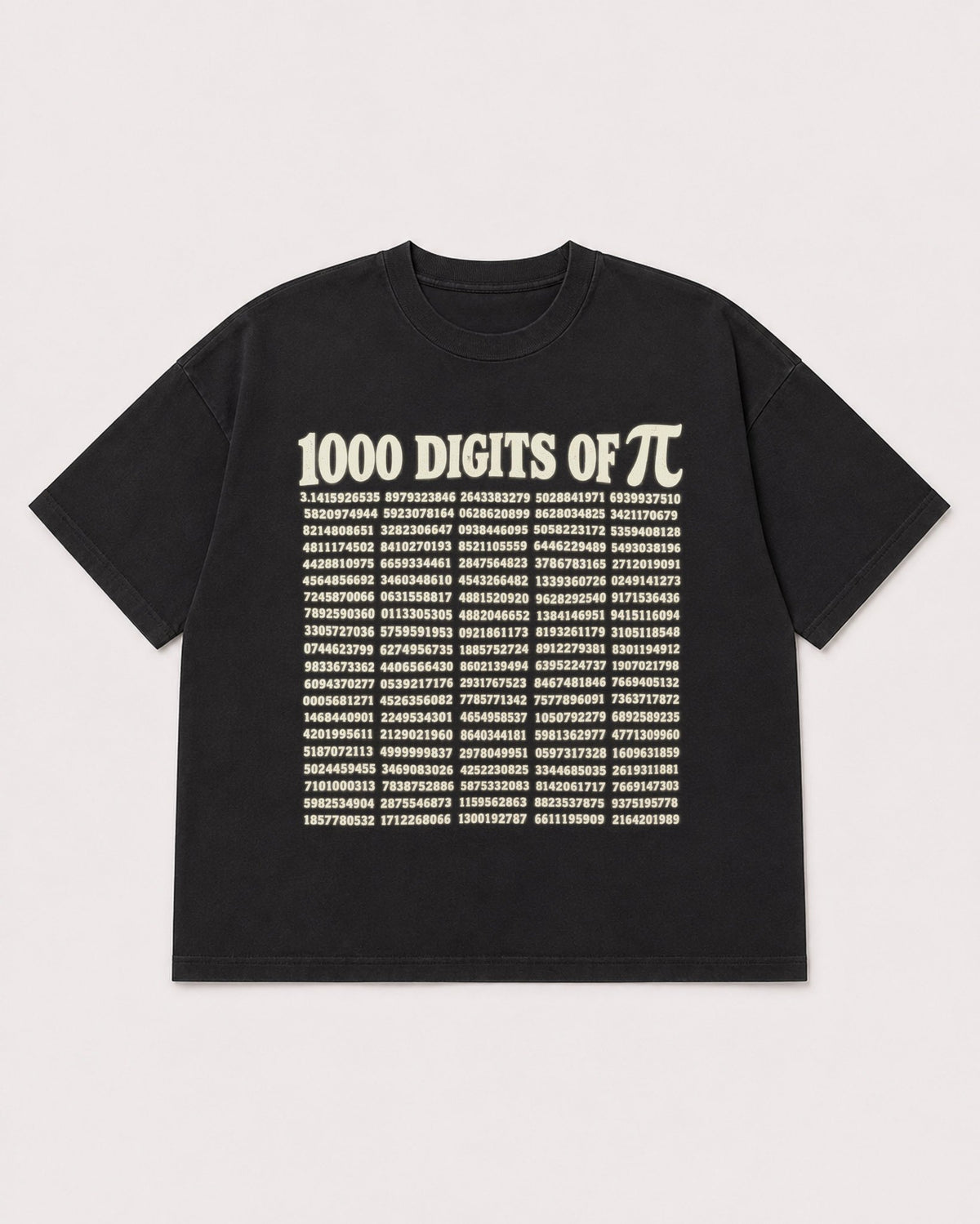 Mockup Boxy Heavyweight Tee Black product