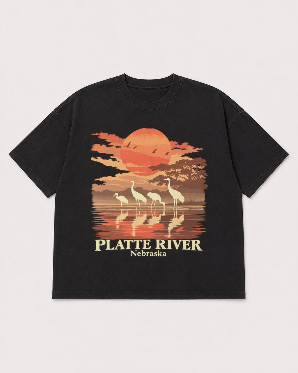 Mockup Boxy Heavyweight Tee Black product