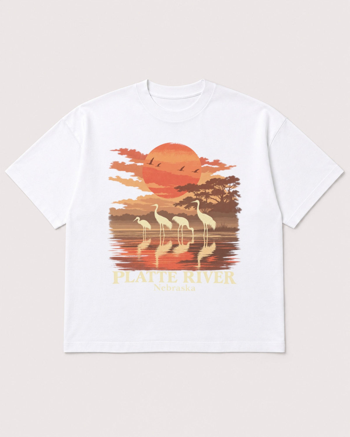 Mockup Boxy Heavyweight Tee White product