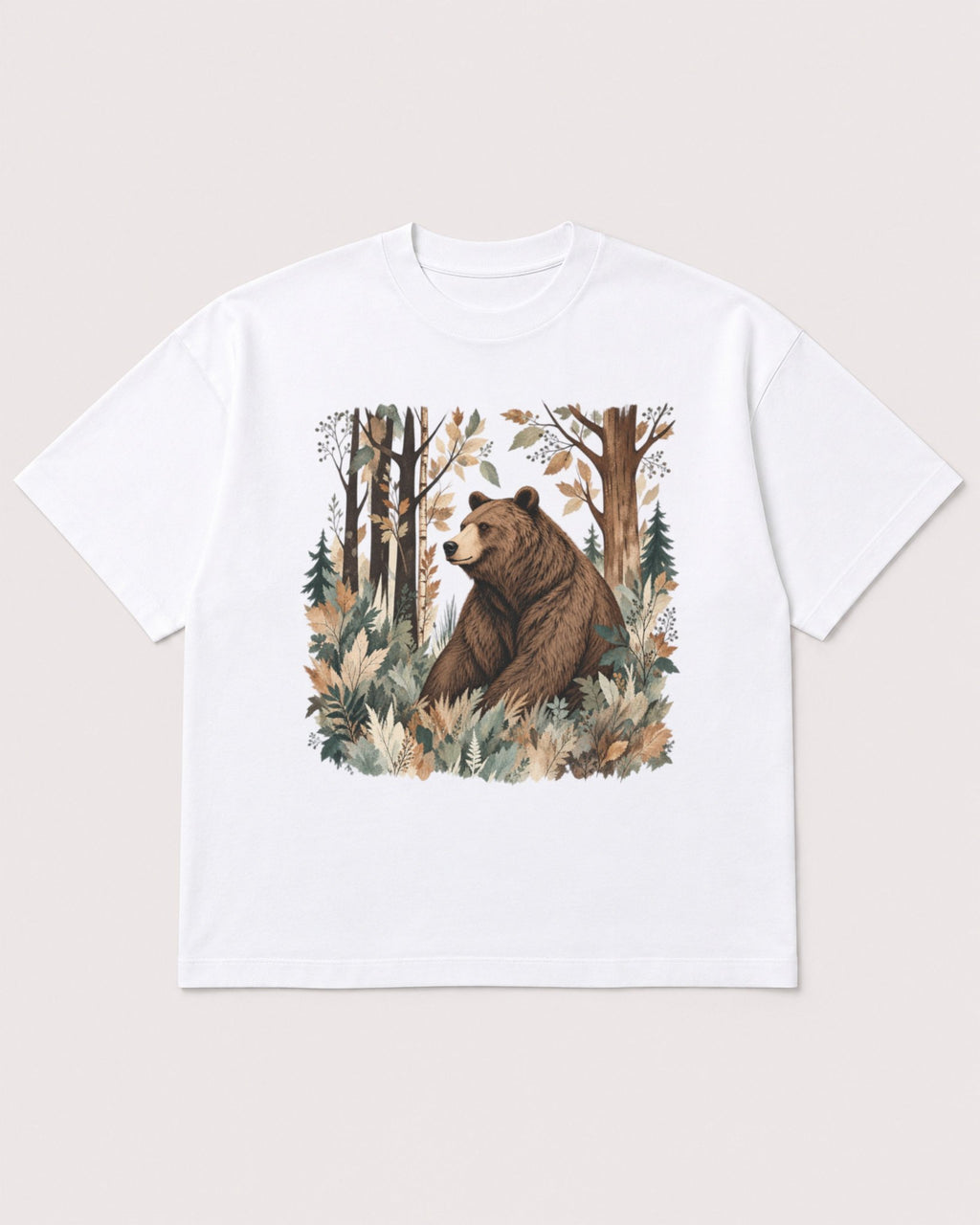Mockup Boxy Heavyweight Tee White product