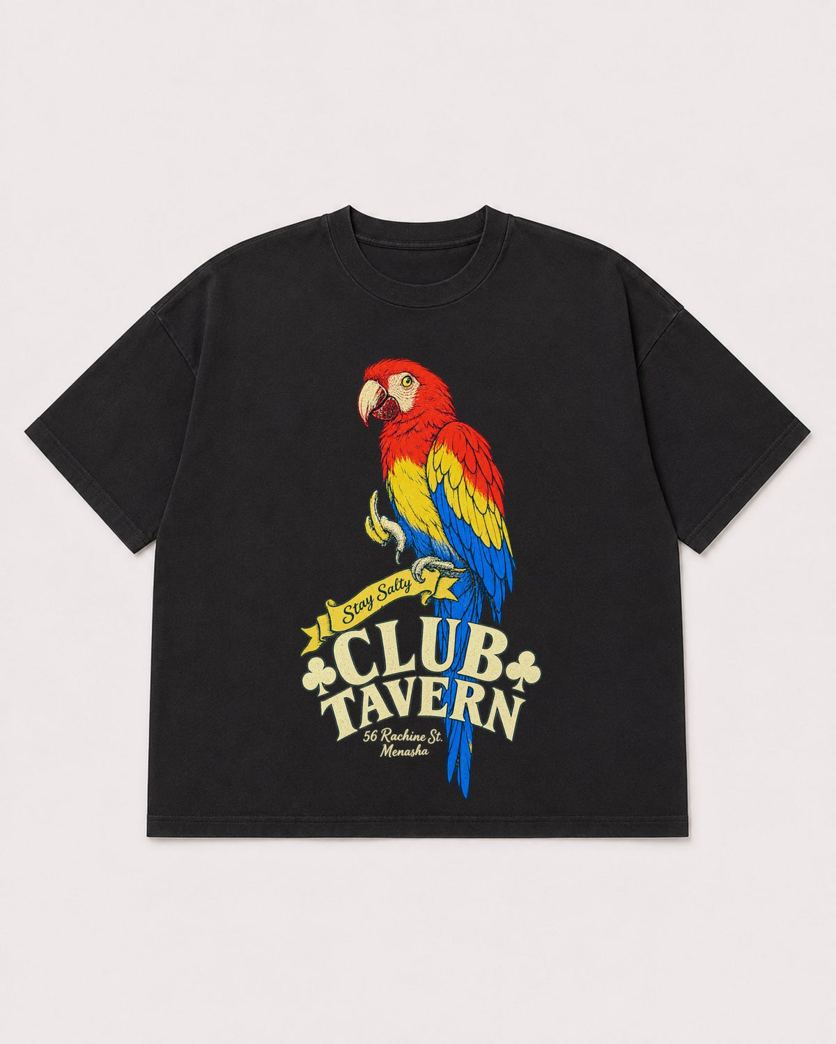 Mockup Boxy Heavyweight Tee Black product