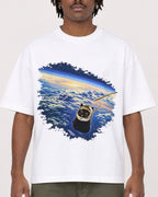 Mockup Boxy Heavyweight Tee White male close-up 04
