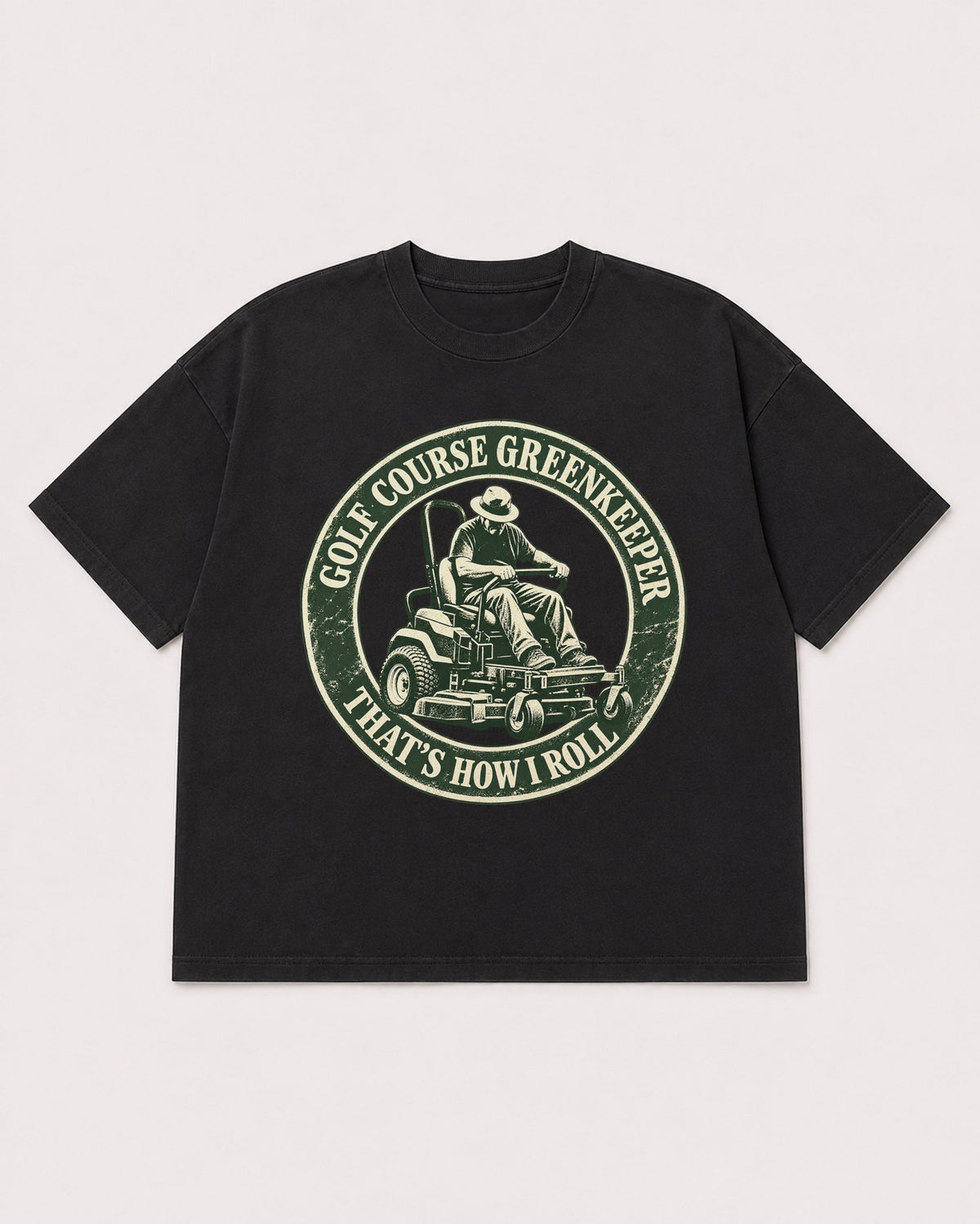 Mockup Boxy Heavyweight Tee Black product