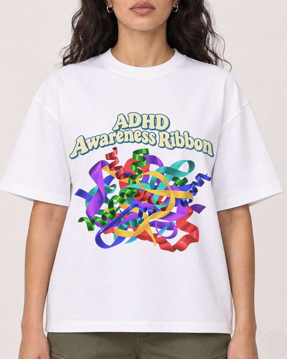 Mockup Boxy Heavyweight Tee White female close-up 07