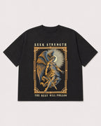 Mockup Boxy Heavyweight Tee Black product