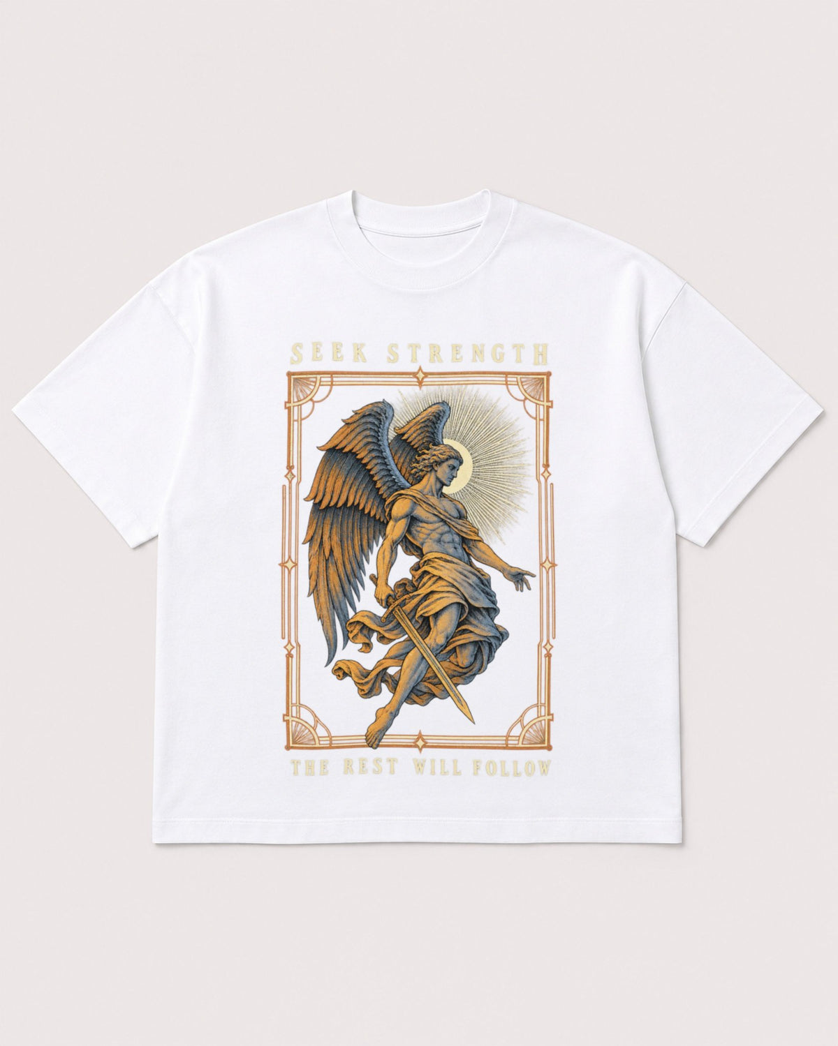 Mockup Boxy Heavyweight Tee White product