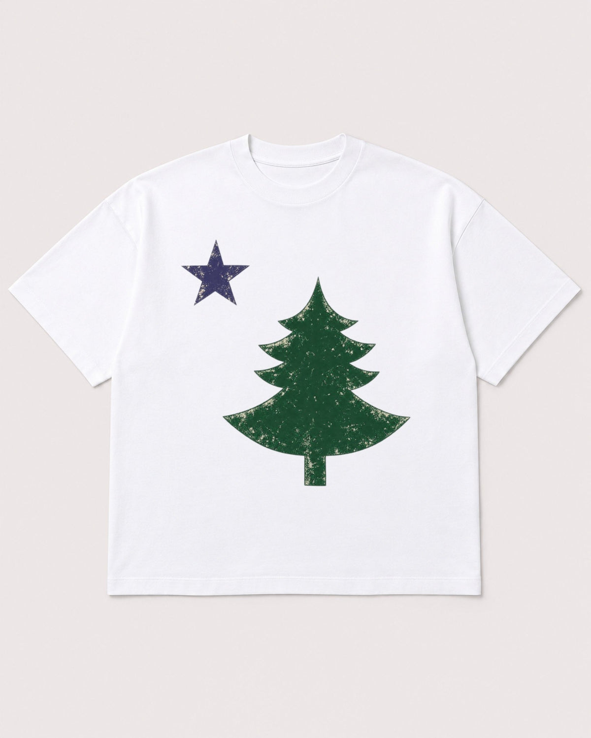 Mockup Boxy Heavyweight Tee White product