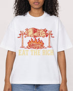Mockup Boxy Heavyweight Tee White female close-up 05