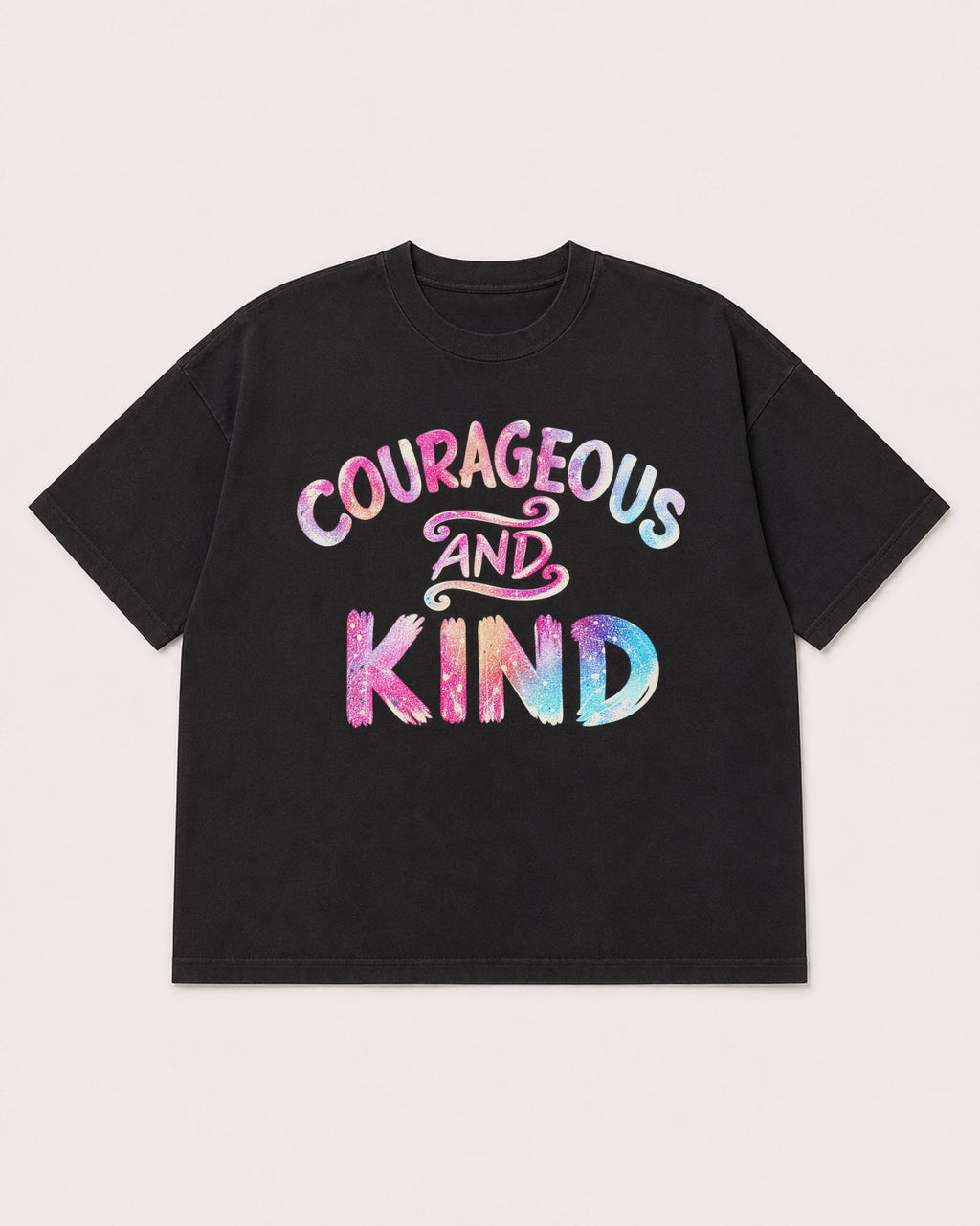 Mockup Boxy Heavyweight Tee Black product