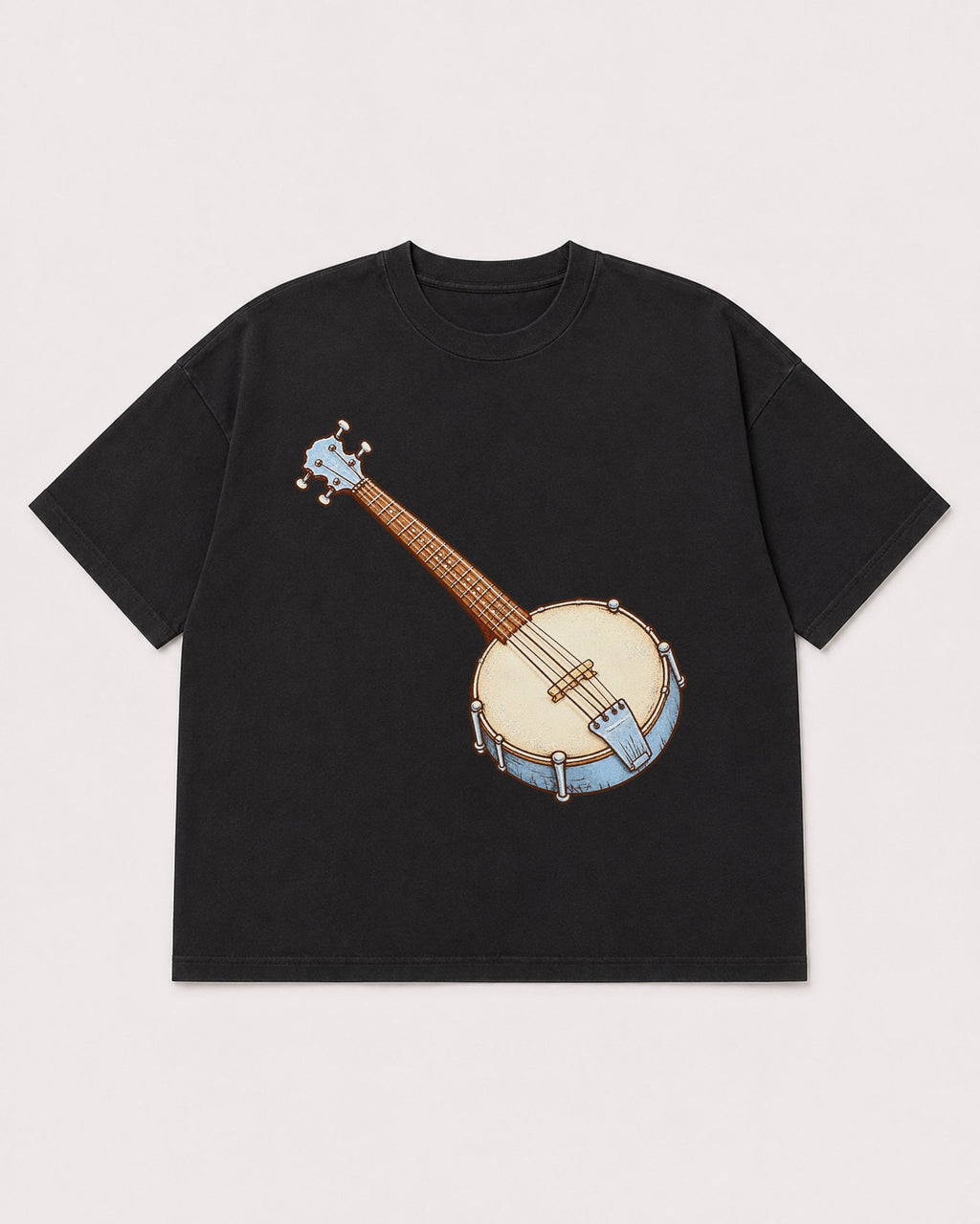 Mockup Boxy Heavyweight Tee Black product