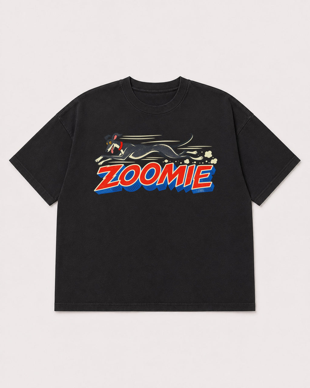 Mockup Boxy Heavyweight Tee Black product
