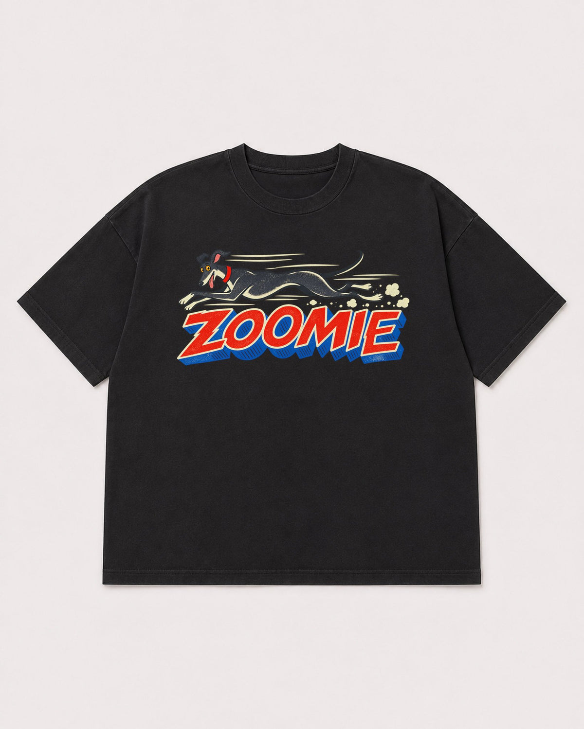 Mockup Boxy Heavyweight Tee Black product