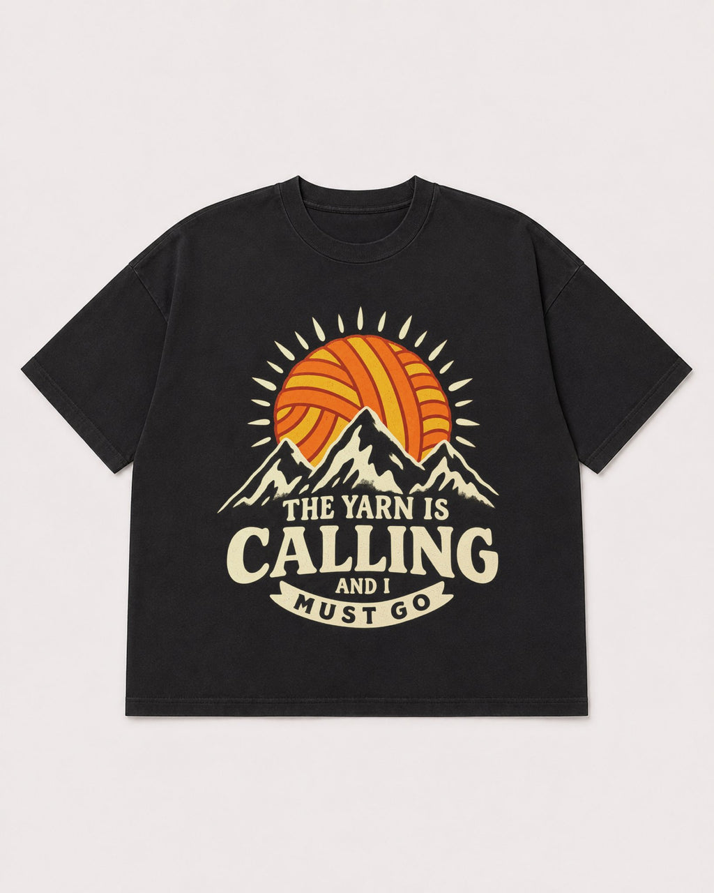 Mockup Boxy Heavyweight Tee Black product