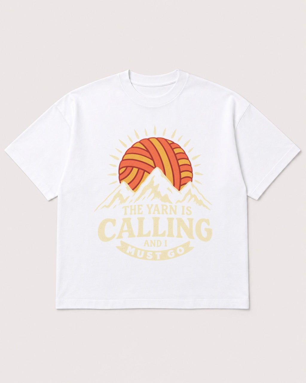 Mockup Boxy Heavyweight Tee White product