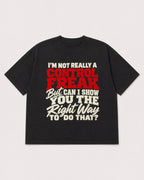 Mockup Boxy Heavyweight Tee Black product
