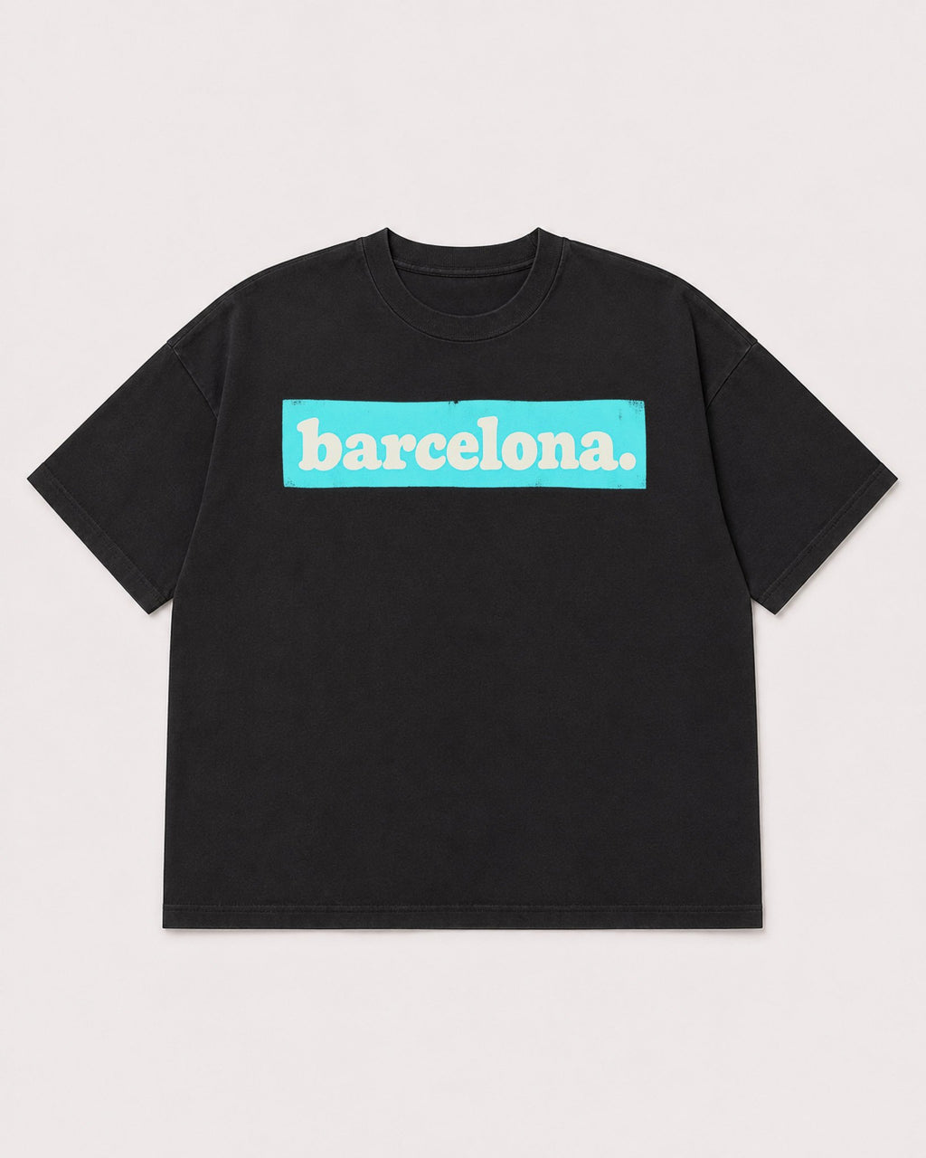 Mockup Boxy Heavyweight Tee Black product