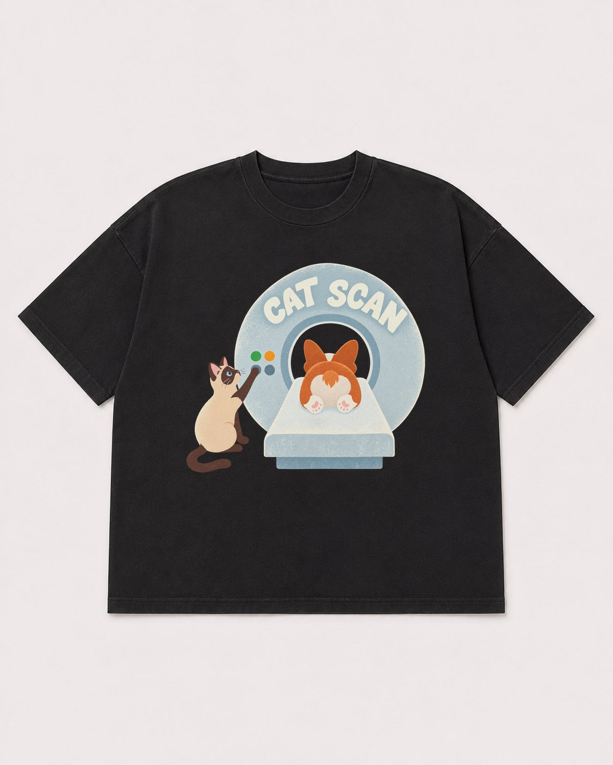 Mockup Boxy Heavyweight Tee Black product