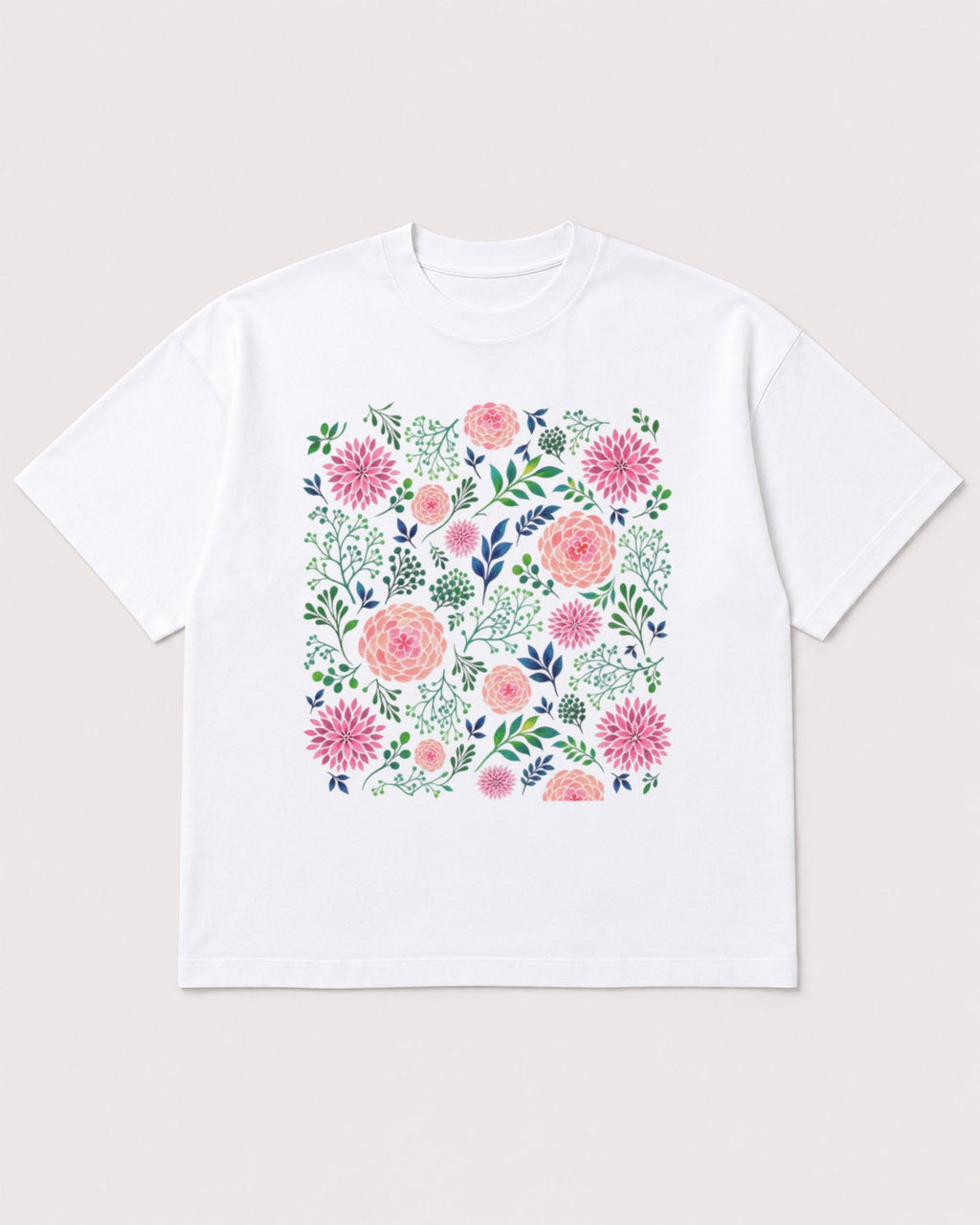 Mockup Boxy Heavyweight Tee White product