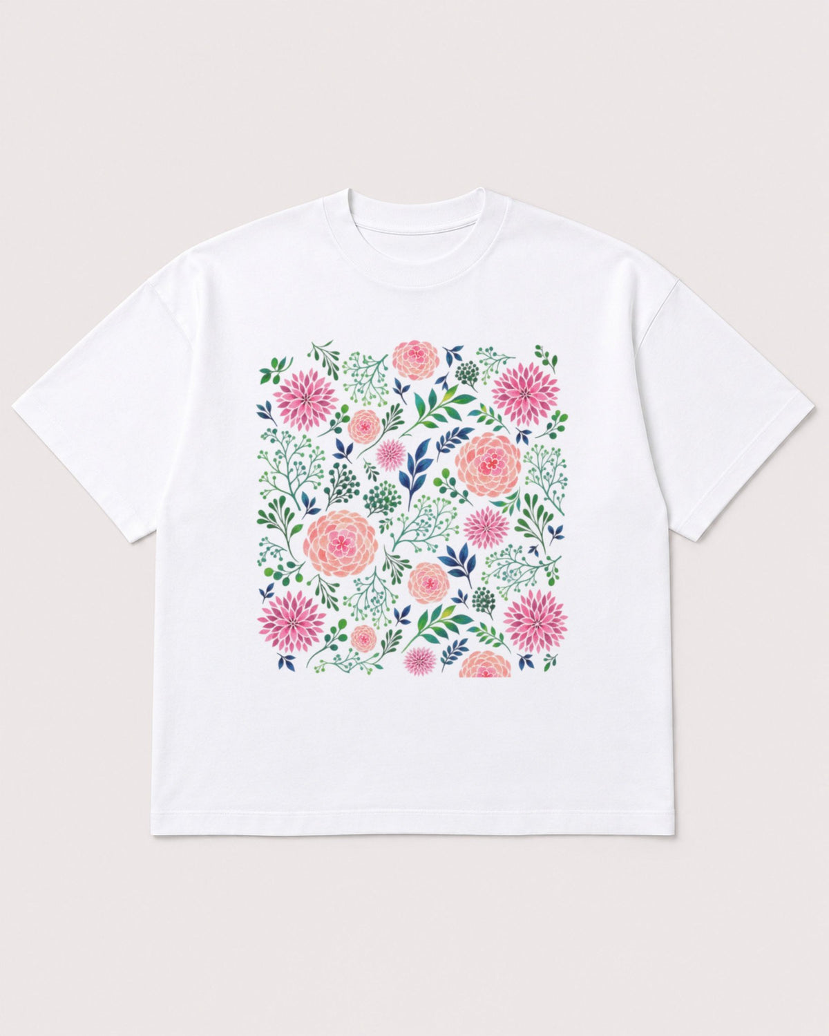Mockup Boxy Heavyweight Tee White product