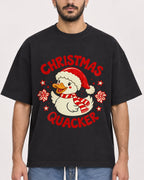 Mockup Boxy Heavyweight Tee Black male close-up 07