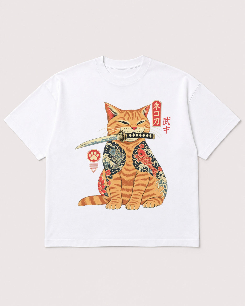 Mockup Boxy Heavyweight Tee White product
