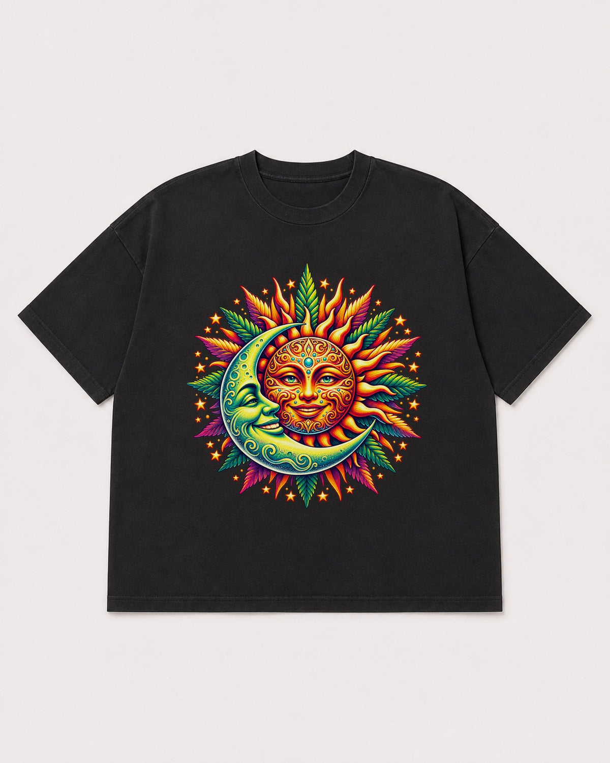Mockup Boxy Heavyweight Tee Black product