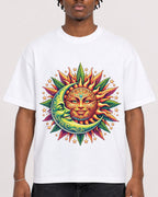 Mockup Boxy Heavyweight Tee White male close-up 05