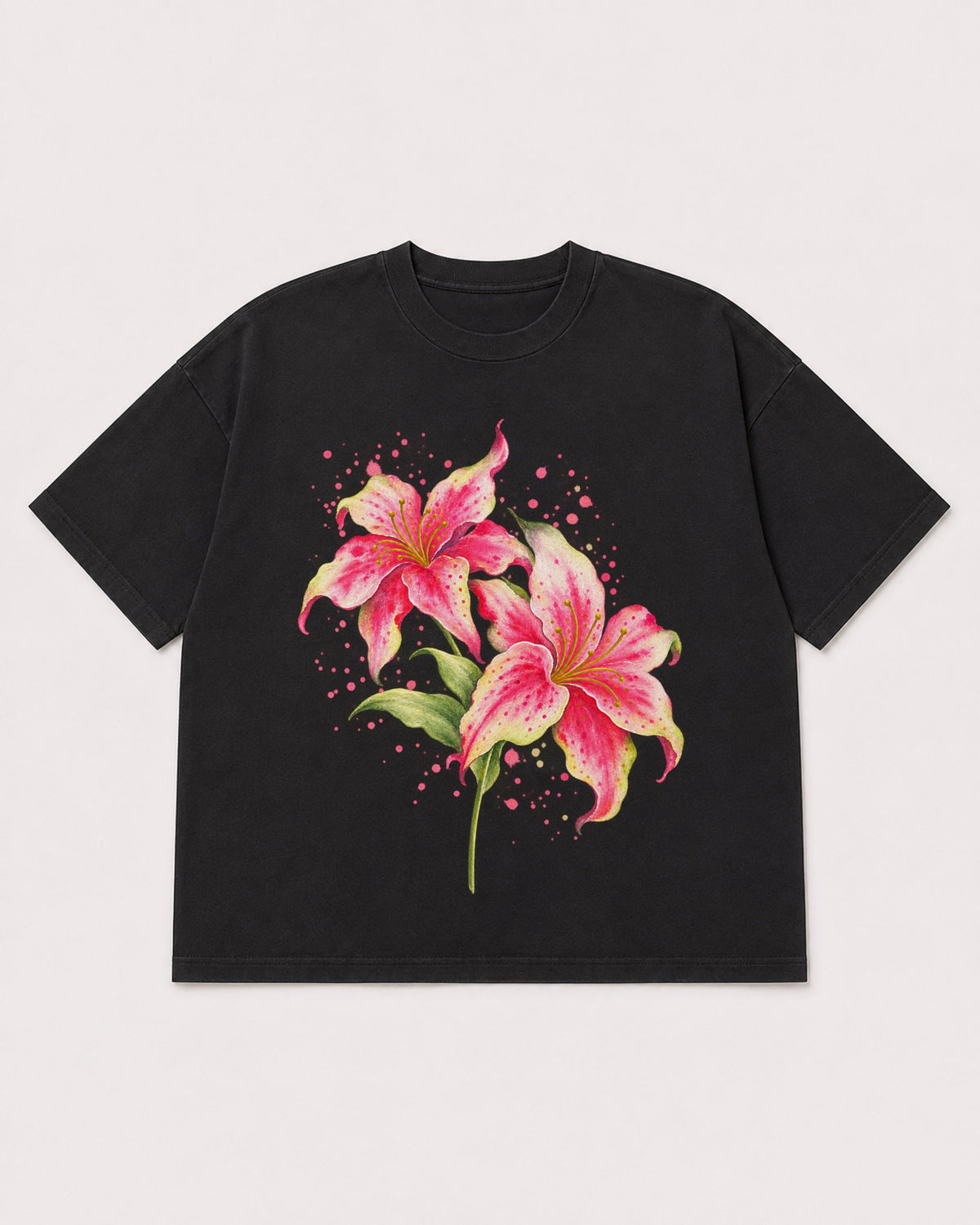 Mockup Boxy Heavyweight Tee Black product