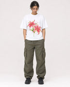 Mockup Boxy Heavyweight Tee White female full-body 17