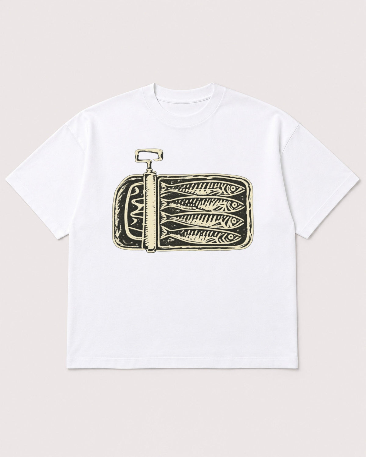 Mockup Boxy Heavyweight Tee White product