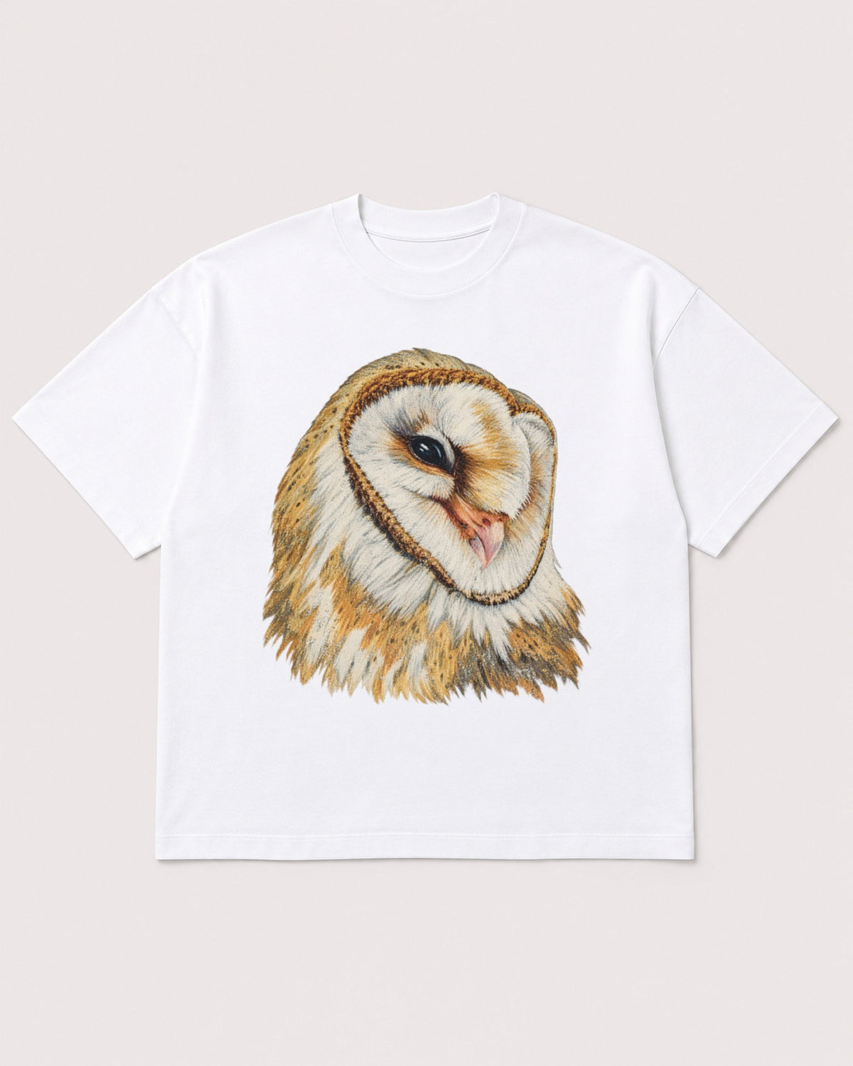 Mockup Boxy Heavyweight Tee White product