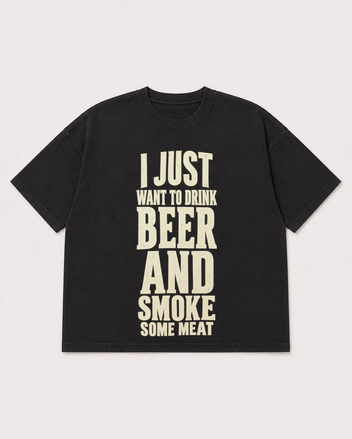 Mockup Boxy Heavyweight Tee Black product