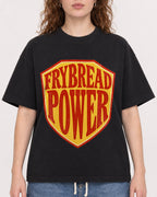 Mockup Boxy Heavyweight Tee Black female close-up 09