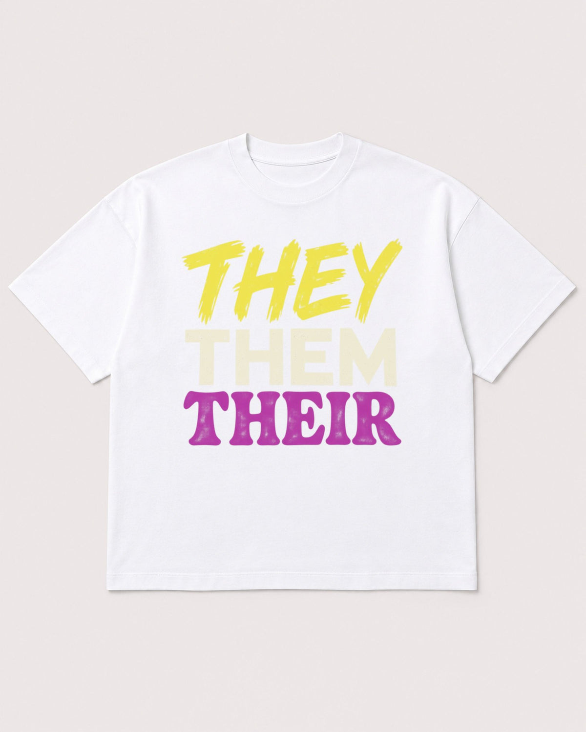 Mockup Boxy Heavyweight Tee White product