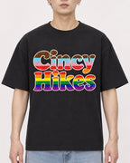 Mockup Boxy Heavyweight Tee Black male close-up 01