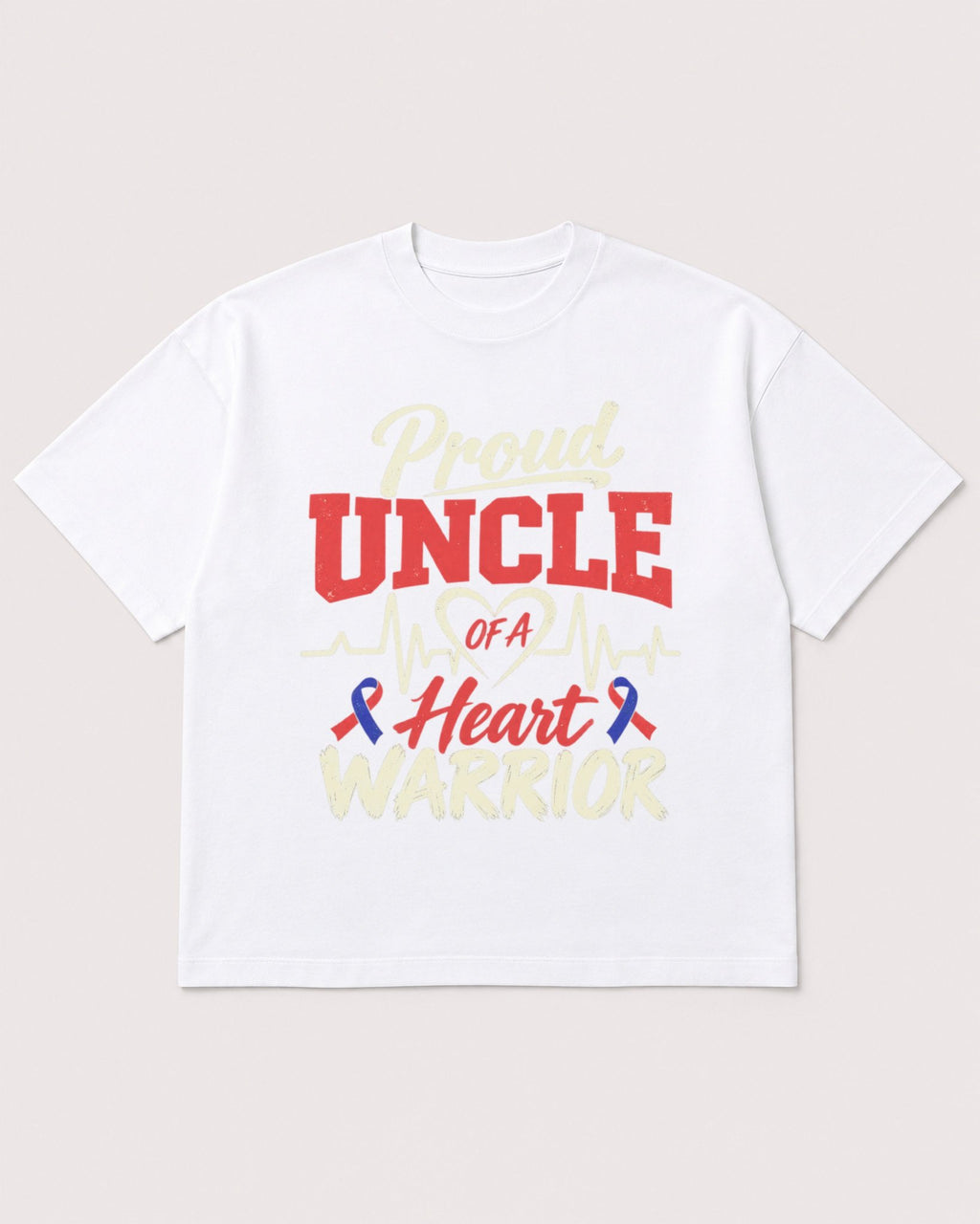 Mockup Boxy Heavyweight Tee White product