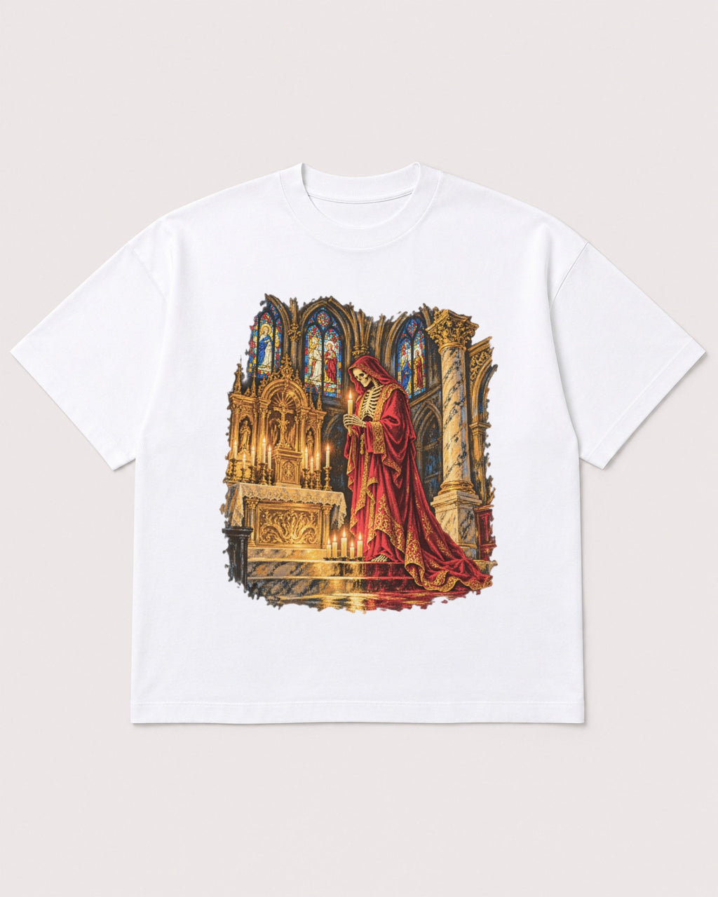 Mockup Boxy Heavyweight Tee White product