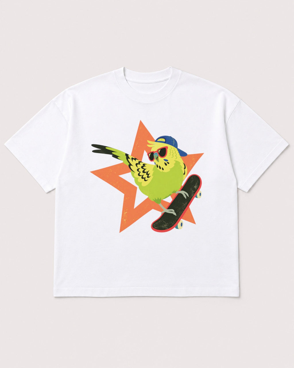 Mockup Boxy Heavyweight Tee White product