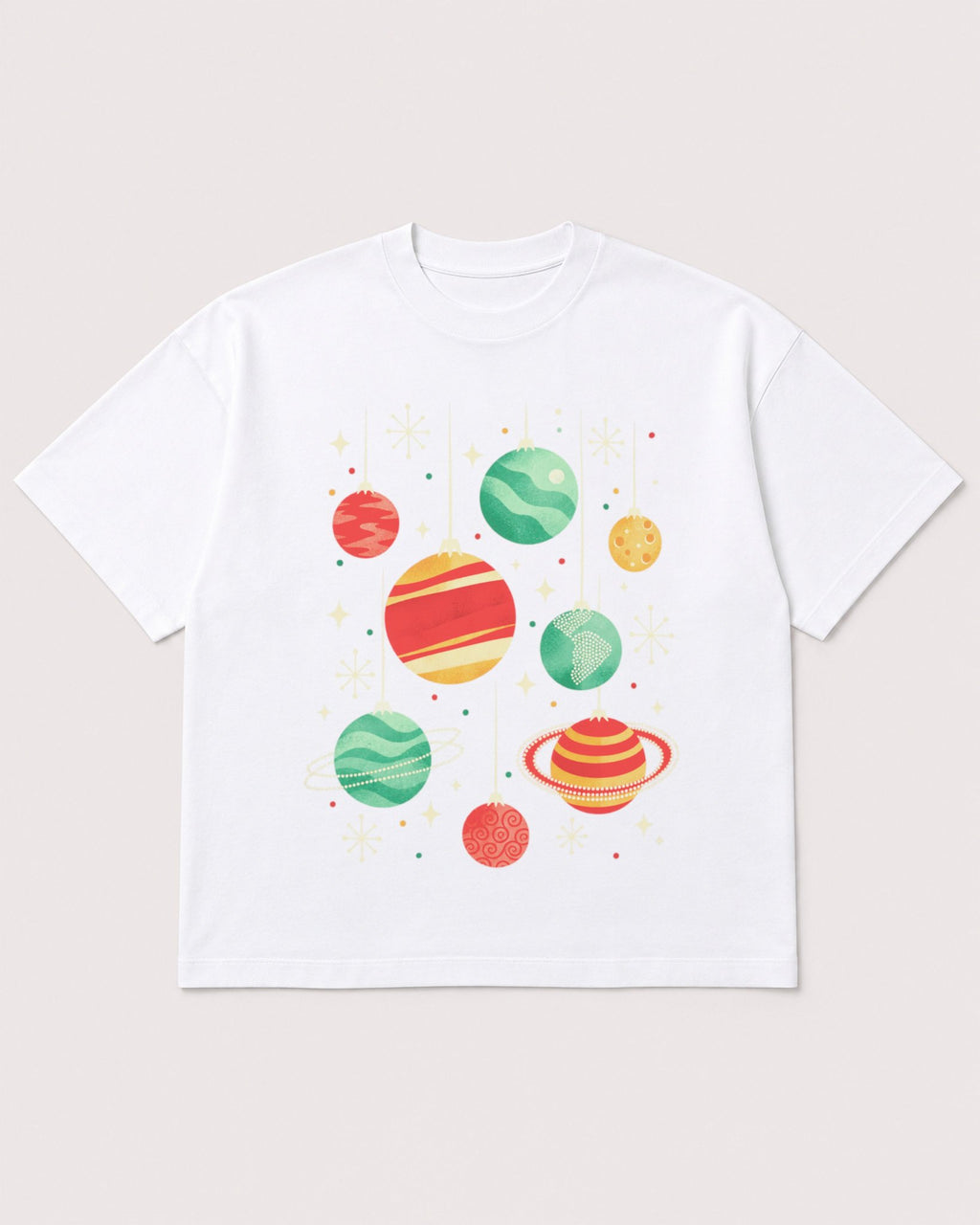 Mockup Boxy Heavyweight Tee White product