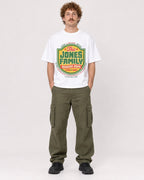 Mockup Boxy Heavyweight Tee White male full-body 09