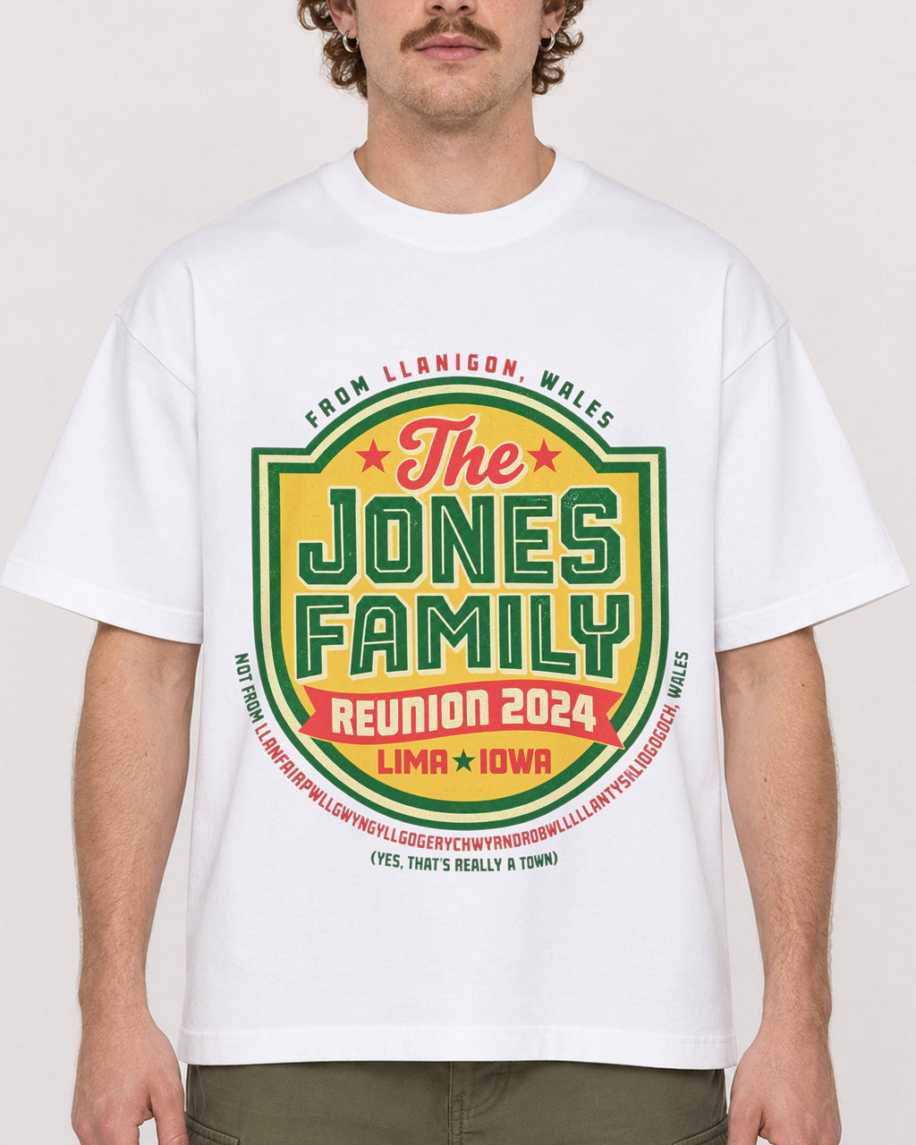 Mockup Boxy Heavyweight Tee White male close-up 09