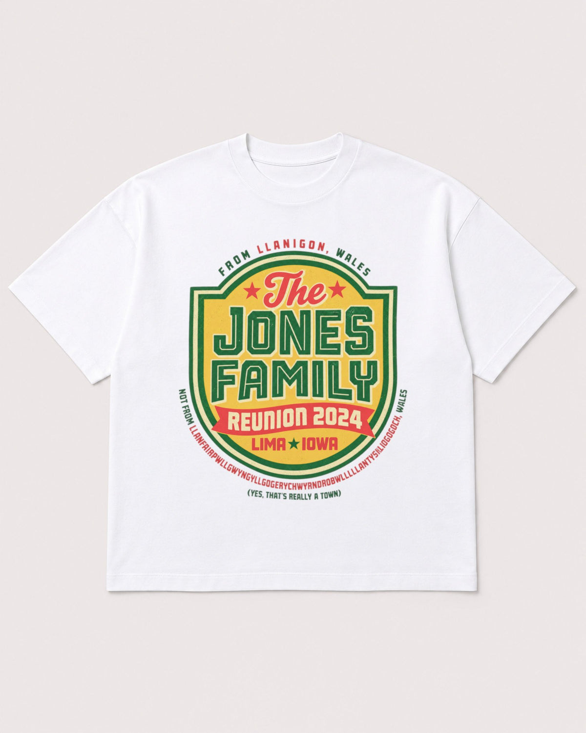 Mockup Boxy Heavyweight Tee White product