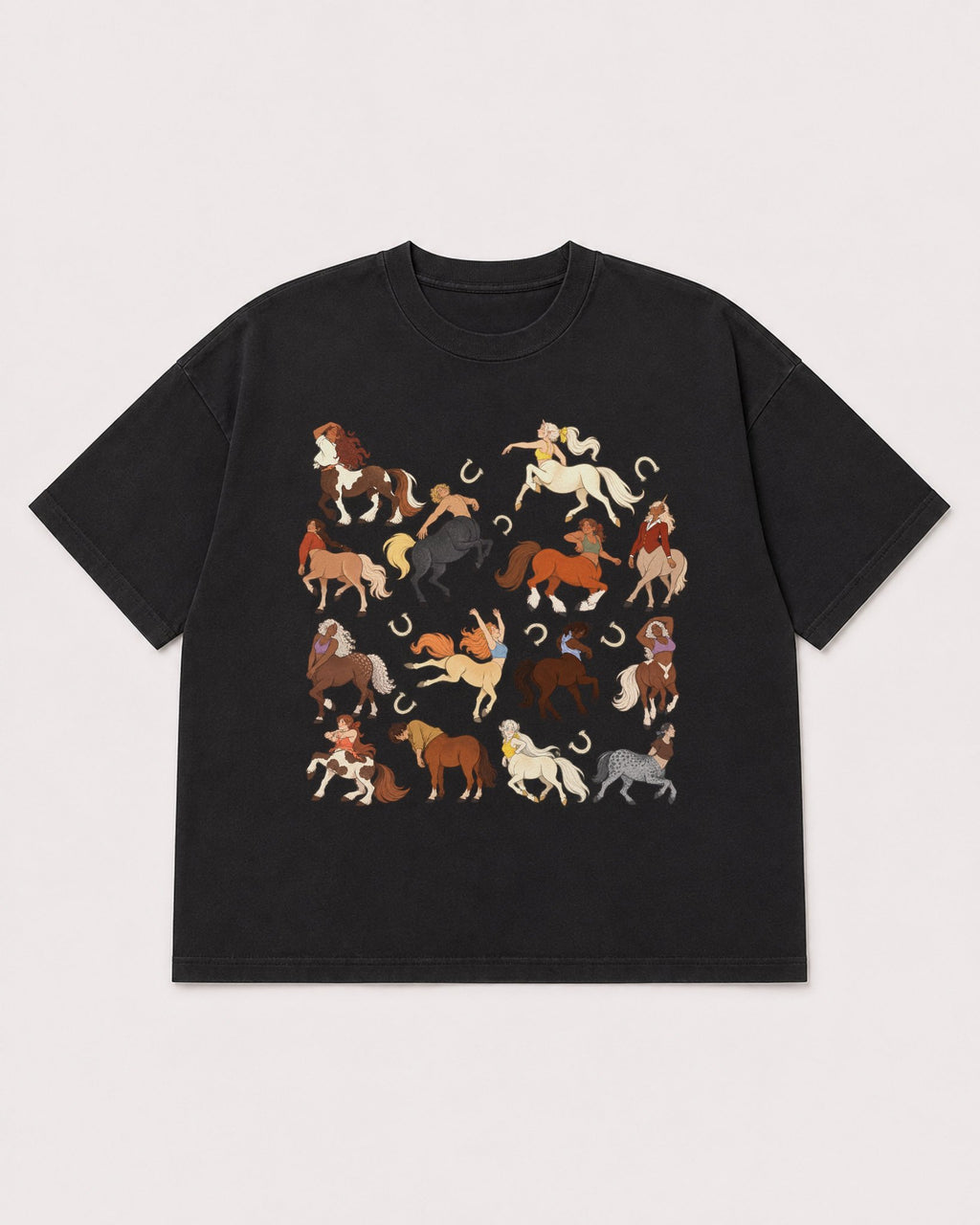 Mockup Boxy Heavyweight Tee Black product