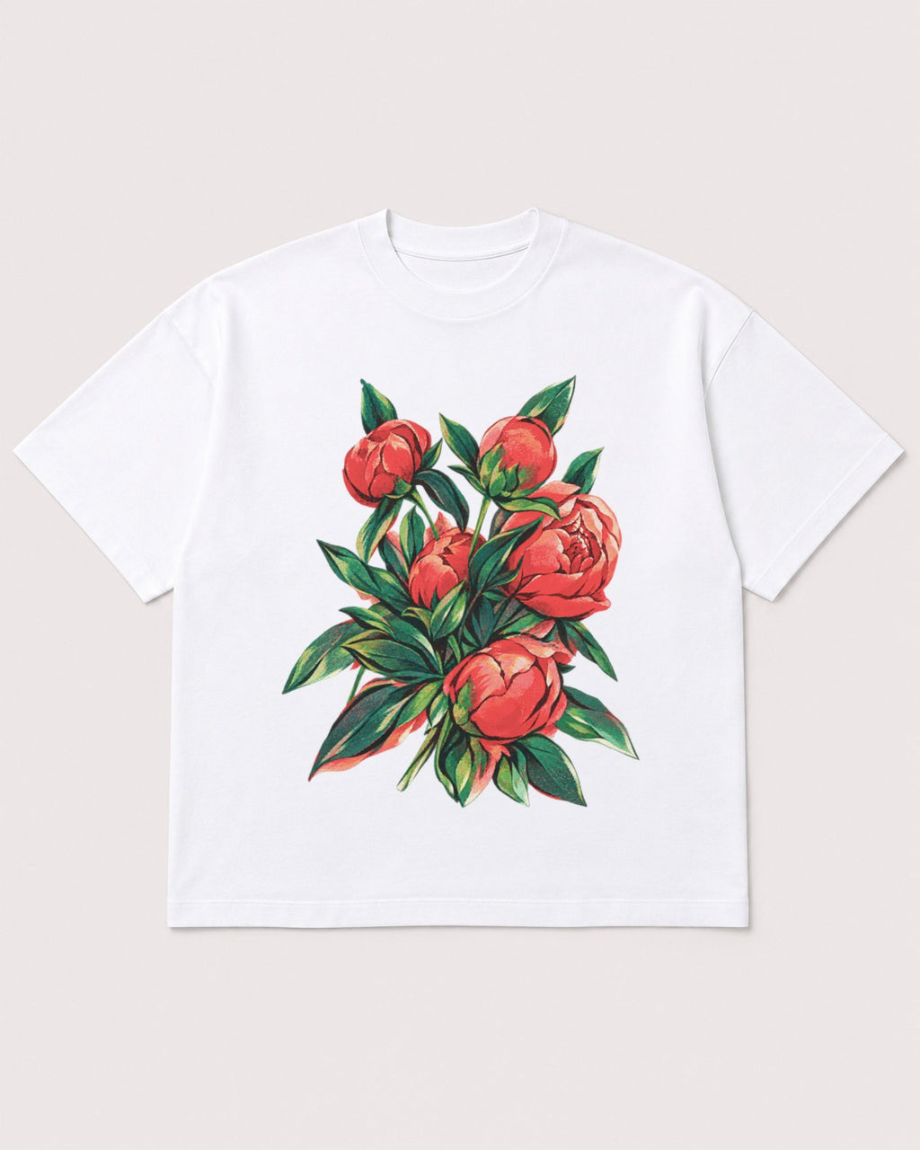 Mockup Boxy Heavyweight Tee White product