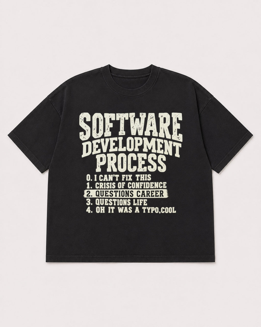 Mockup Boxy Heavyweight Tee Black product