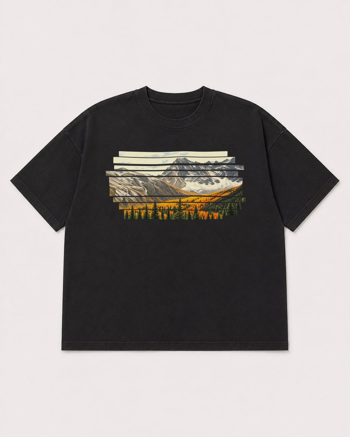 Mockup Boxy Heavyweight Tee Black product