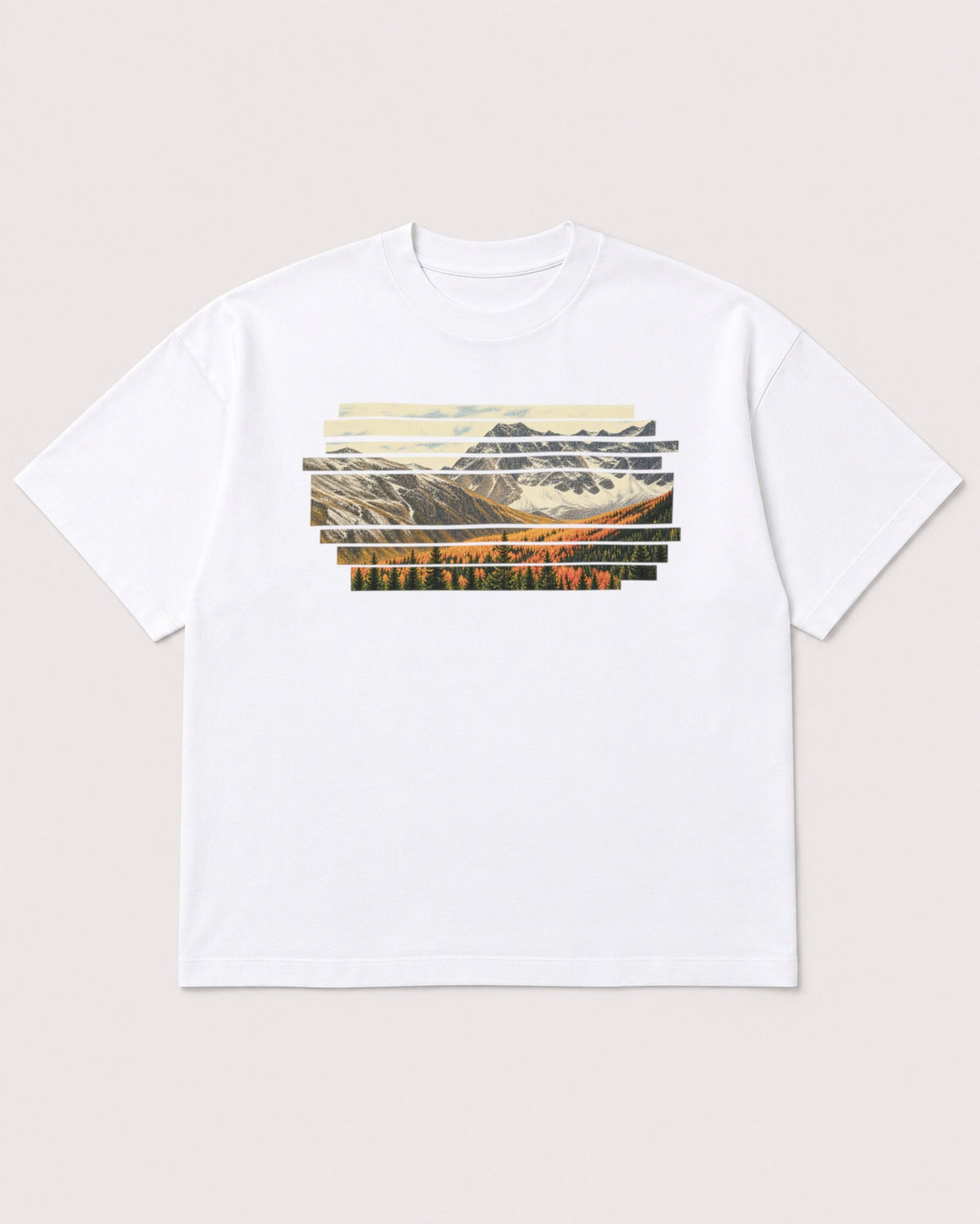 Mockup Boxy Heavyweight Tee White product