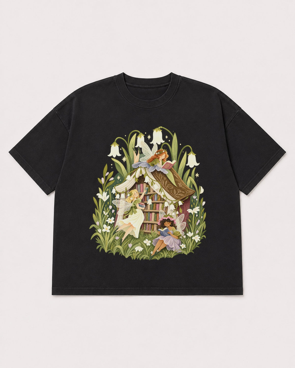 Mockup Boxy Heavyweight Tee Black product