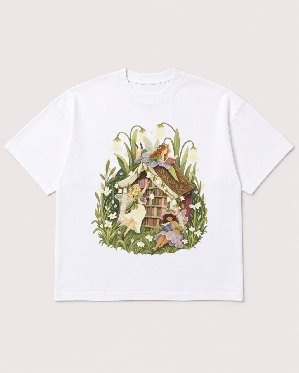 Mockup Boxy Heavyweight Tee White product